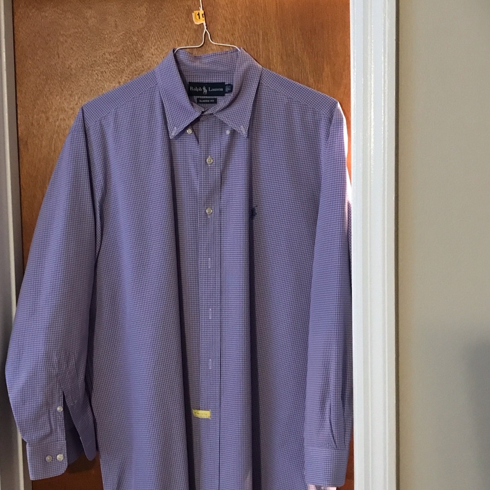 Ralph Lauren Men's Lavender Dress Shirt